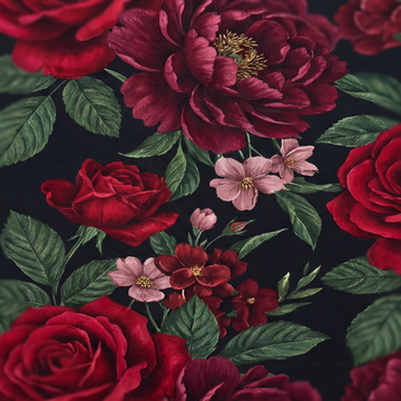 Dark Romantic Floral Dress - Maiden Bloom Style Journal