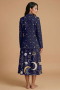 Celestial Midnight Blazer + Dress Set | Celestial Matching Outfit — complete outfit back view