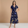 Celestial Midnight Blazer + Dress Set | Celestial Matching Outfit — dress front view