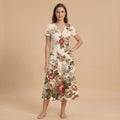 Vintage Floral Blazer + Dress Set | Vintage Floral Matching Outfit — dress front view
