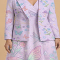 Fairycore Bloom Blazer + Dress Set | Fairycore Matching Outfit — fabric detail closeup