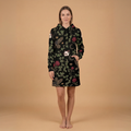 Raven & Roses Hoodie Dress | All Over Print Whimsigoth Fashion — view 1
