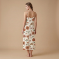 Wildflower Meadow Sleeveless Maxi Dress | All Over Print Boho Floral Fashion — view 2