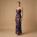 Cosmic Garden Sleeveless Maxi Dress | All Over Print Celestial Fashion — view 3
