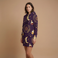 Celestial Witch Hoodie Dress | All Over Print Whimsigoth Fashion — view 3