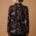 Whimsigoth Midnight Blazer + Dress Set — blazer back