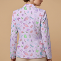 Fairycore Bloom Casual Blazer — blazer back