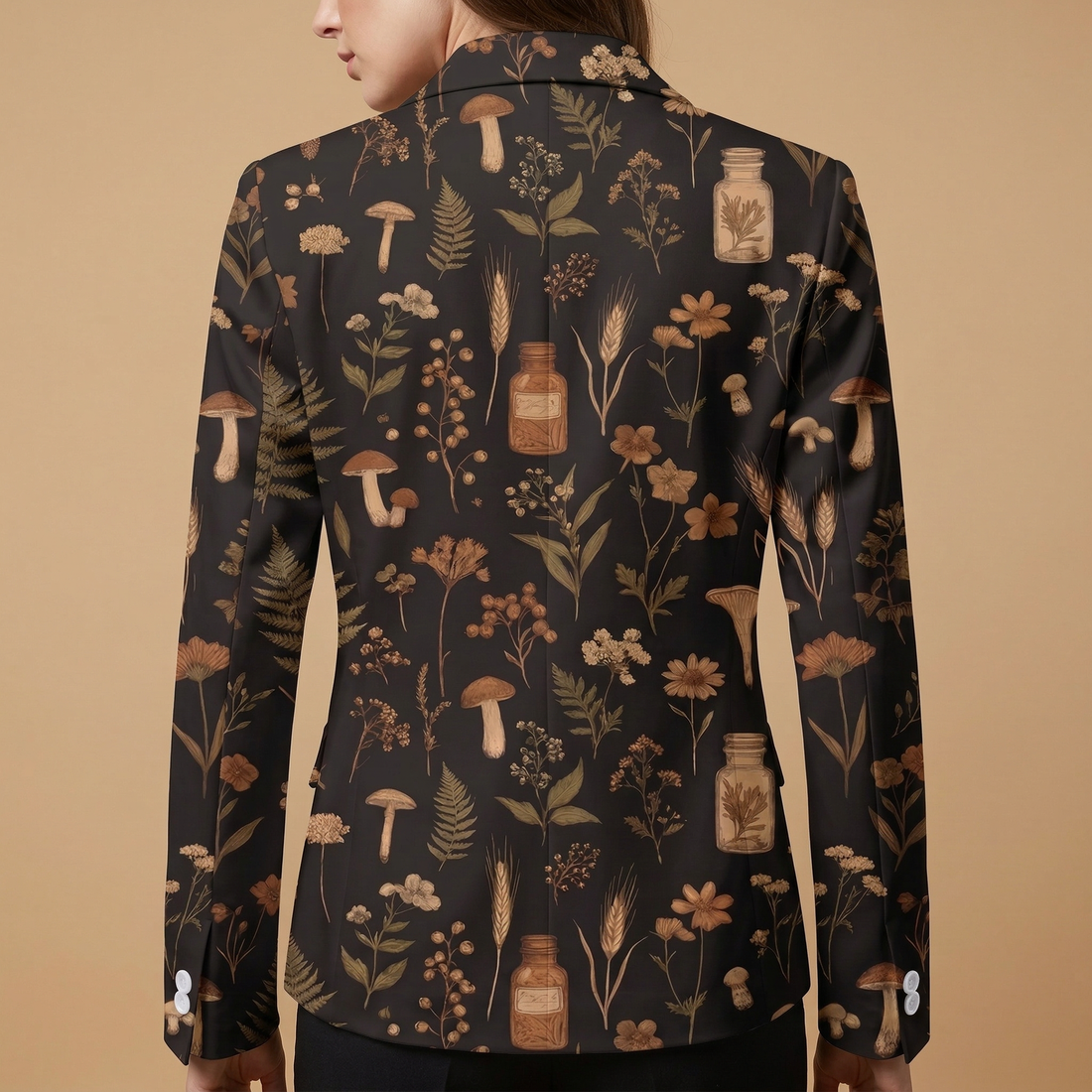 Dark Cottagecore Casual Blazer — blazer front