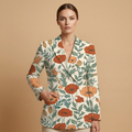 Boho Floral Meadow Blazer + Dress Set — blazer front