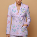 Fairycore Bloom Casual Blazer — blazer front