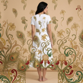 Art Nouveau Gold Blazer + Dress Set — dress a back