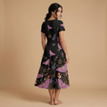 Whimsigoth Midnight Blazer + Dress Set — dress back