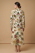 Art Nouveau Gold Blazer + Dress Set (B) — outfit dress b back