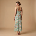 Garden Party Sleeveless Maxi Dress | All Over Print Boho Floral Fashion — view 2