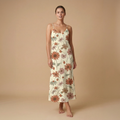 Wildflower Meadow Sleeveless Maxi Dress | All Over Print Boho Floral Fashion — view 1
