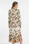 Art Nouveau Gold Casual Blazer — mockup back