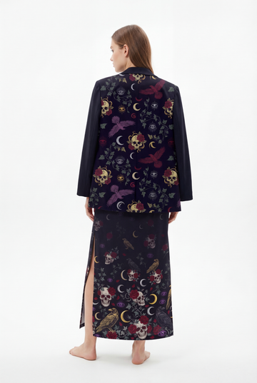Whimsigoth Eclipse Casual Blazer — mockup back
